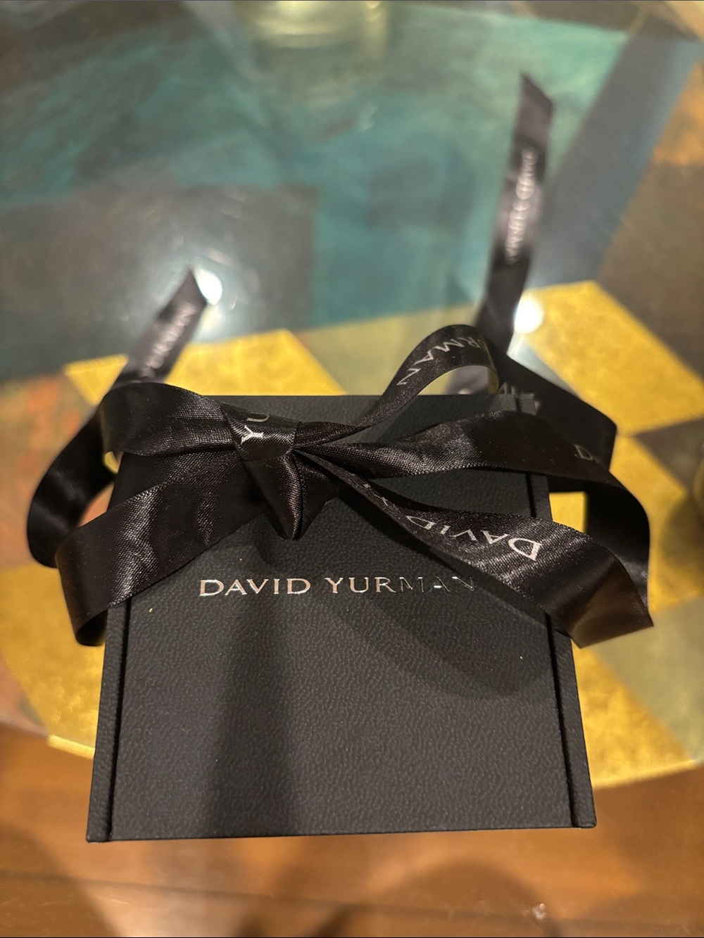 David Yurman Black Box with Branded Satin Ribbon